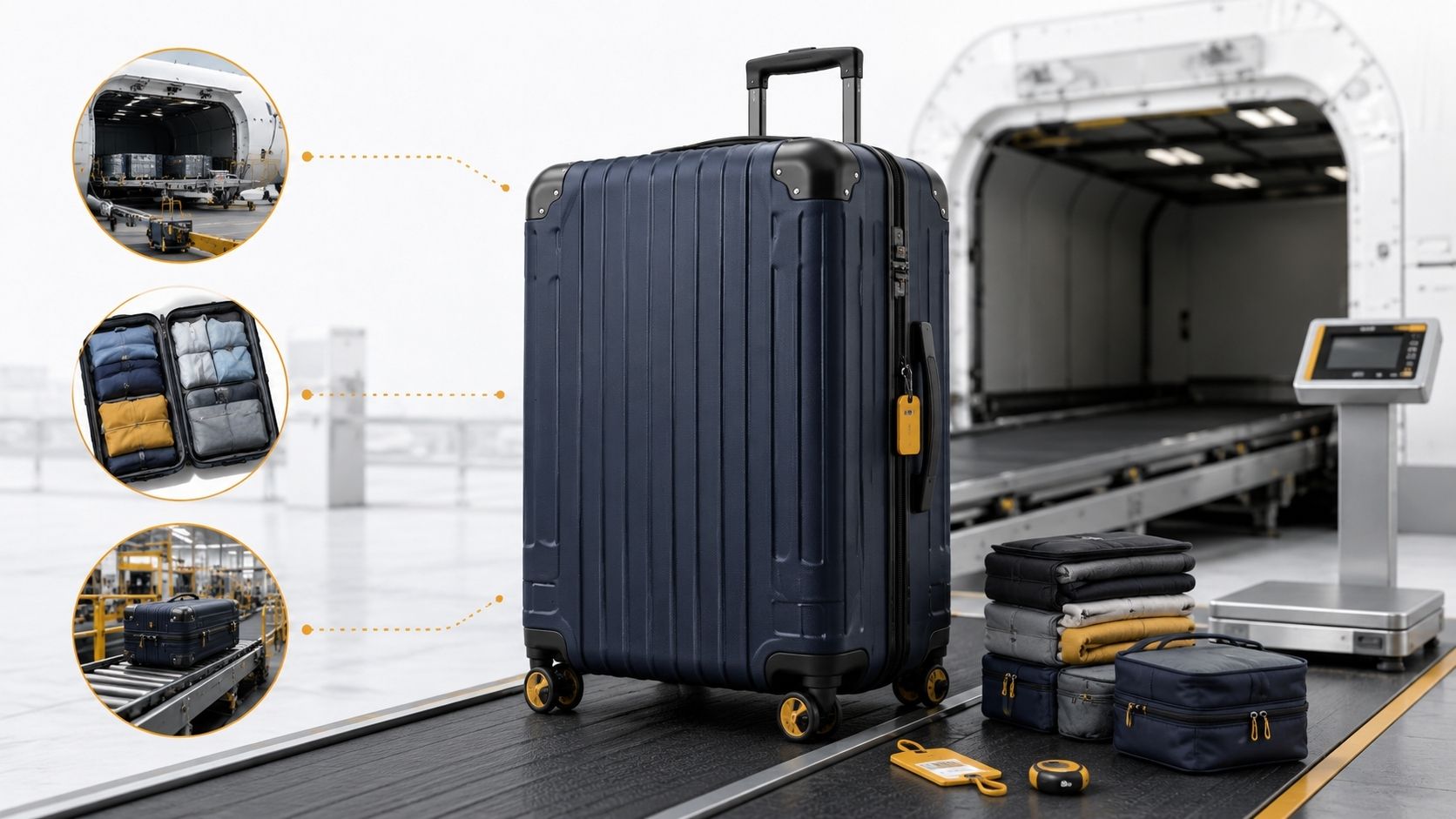 Where Does Checked Luggage Fit Through Cargo-Hold Placement, Large Capacity, and Handling Exposure?