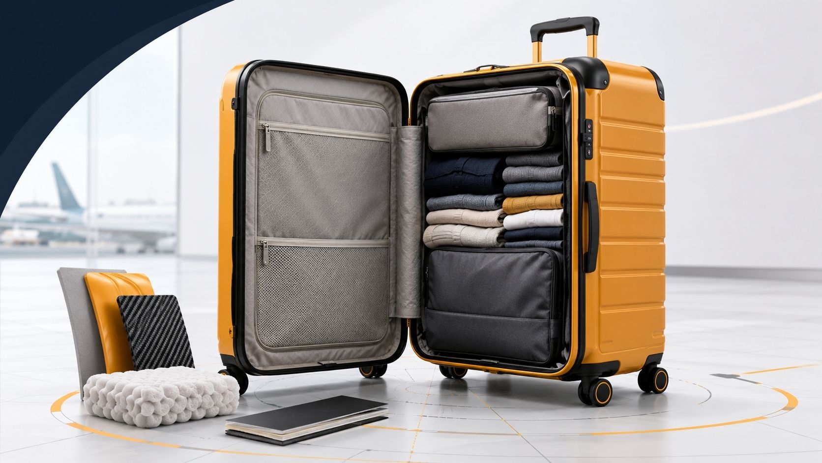 What Separates Hardside Luggage Through Rigid Shells, Fixed Capacity & Impact Protection?