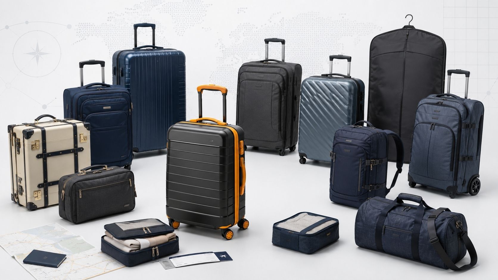 12 Luggage Types Explained by Fit, Structure, Capacity, and Mobility