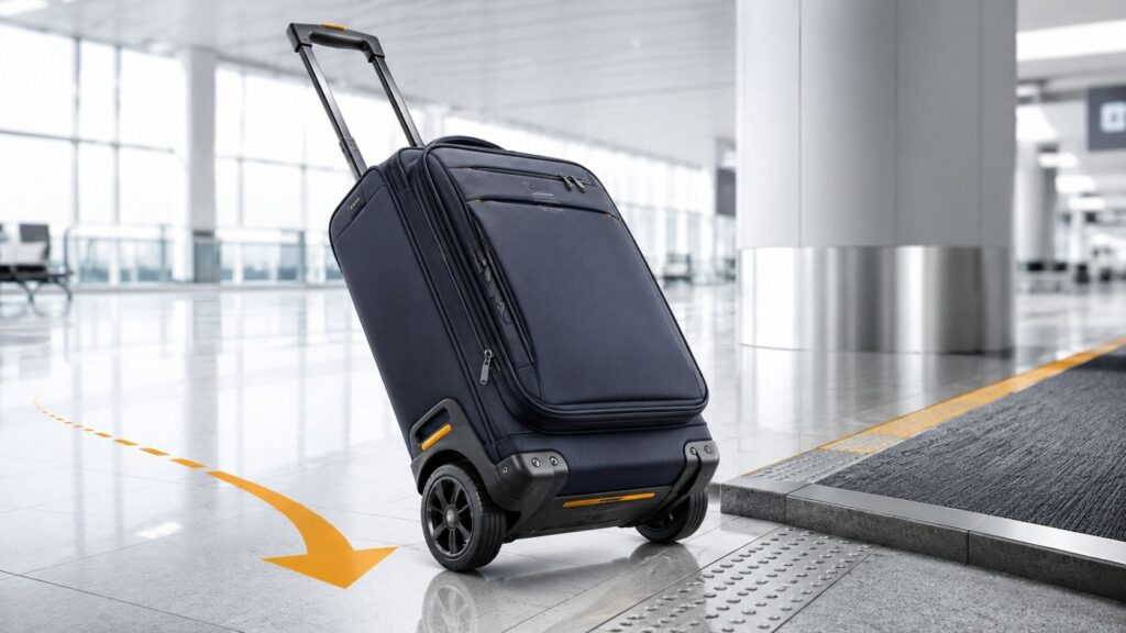 What Defines Roller Luggage Through Two-Wheel Pulling, Protected Axles, and Rough-Terrain Mobility?